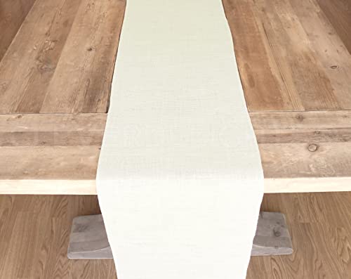 Premium 14-Inch Ivory Jute Burlap Roll with Finished Edges – 10 Yards of Rustic Decor Fabric for Crafts and Events 5 Premium 14-Inch Ivory Jute Burlap Roll with Finished Edges – 10 Yards of Rustic Decor Fabric for Crafts and Events - Image 4