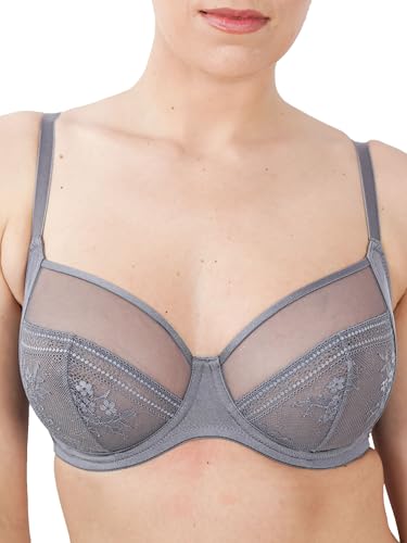 Image of Pretty Polly Botanical Lace Underwired Balconette Nightshade 30E