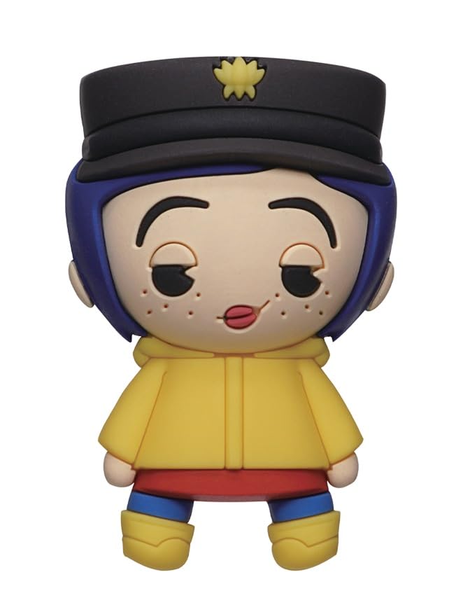 Aimant Coraline en mousse 3D figurine Wybie pour décoration de frigo