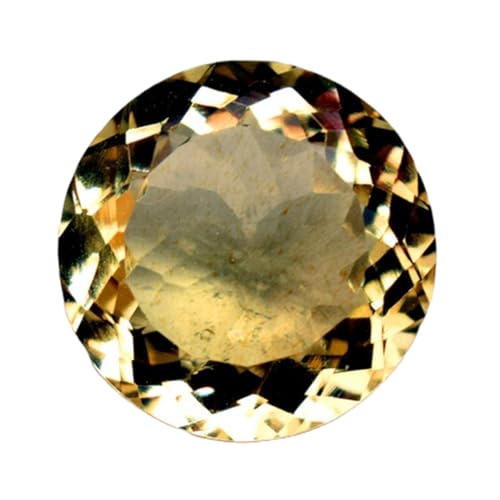 Citrine naturelle ronde pour vos ateliers de création de bijoux et pendentifs DIY