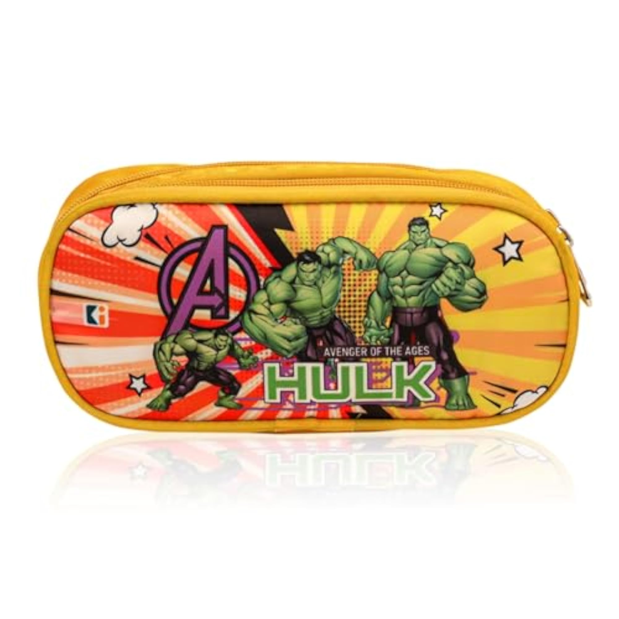 Polyester Pencil Case with Double Compartment, Lightweight Pouch for Girls