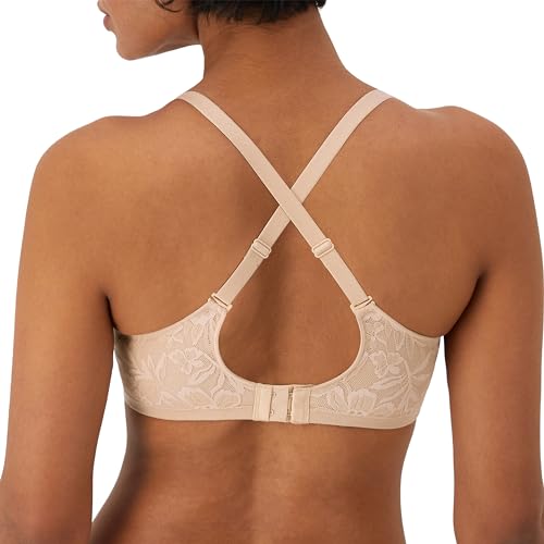 Bali Women's Breathe Modal T-Shirt Bra, Breathable Lightweight Underwire Bra, Convertible Straps3