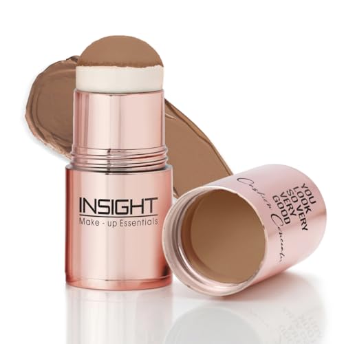 INSIGHT Cushion Concealer for Natural Flawless Finish | Vitamin E Infused | Featherlight, Buildable Coverage | Multipurpose & Travel-Friendly | Shade: Toasted Coconut, 3g