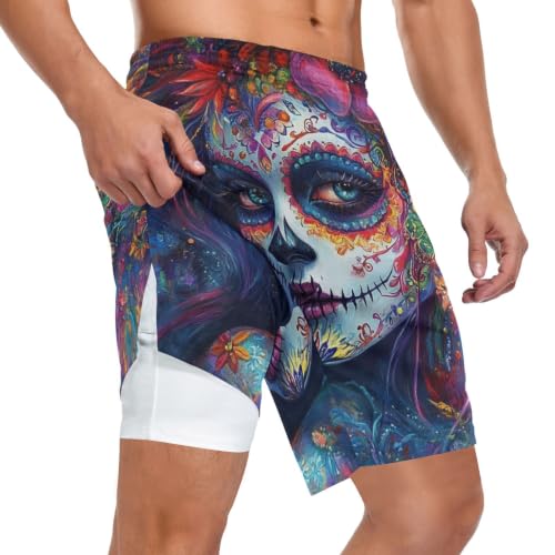 Short de sport homme anti-transpiration léger avec poche à taille