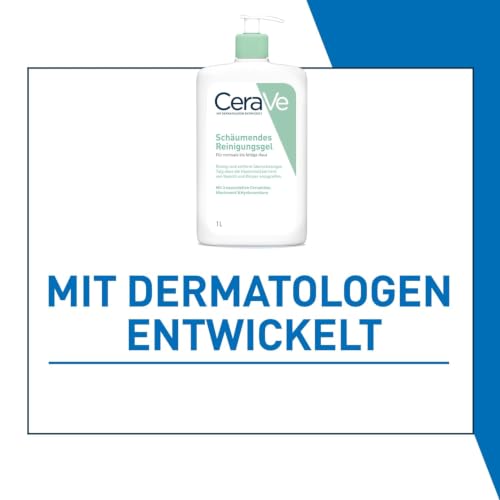 CeraVe Schäumendes Reinigungsgel für Gesicht und Körper, Normale bis fettige Haut, Mit Hyaluron und 3 essenziellen Ceramiden – Ansicht 5
