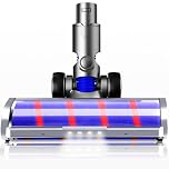 v6 Brush Head Replacement Parts for Dyson Vacuum Attachments v6 DC74 DC62 DC61 DC59 DC58 sv07 Hardwood Floor Animal Fluffy Absolute Motorhead with 4 Lights, DC48/DC63 NOT Compatible