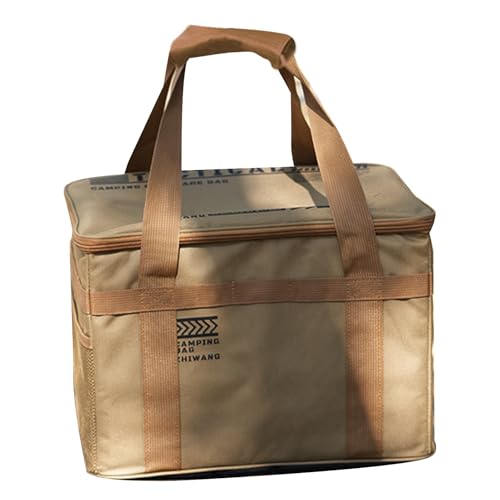 Camping Gear Storage - Storage Duffle Bag Insulated,Heat-Resistant Cookware Organizer Pouch Large Capacity for Hiking Backpacking Beach Tents Traveling