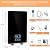 Electric Tankless Water Heater, 6000W 220V Instant Hot Water Heater with Handheld Shower Head and Hose Set, LED Touch Screen Switch Adjustable Temperature for Bathroom Kitchen - Black
