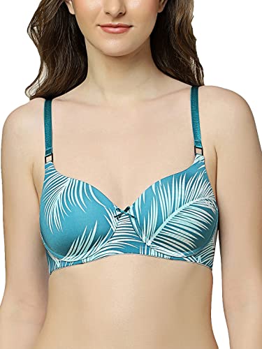 Image of Triumph International Doreen Bra For Women Non Wired Non Padded Wireless Bra Full Coverage Raschel Lace Lingerie Classic High Center Bridge Support Wide Straps Big Cup Bra for Larger Busts Pack Of 1
