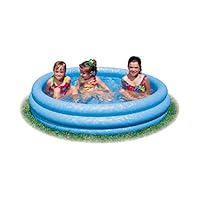 Intex 59416NP Crystal Blue Three Ring Inflatable Paddling Pool 1.14m x 25cm
