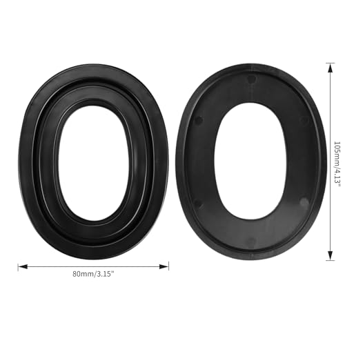 Almohadillas para oído compatibles con auriculares 3M Peltor X1A-X5A, cojines de gel refrigerante para PROHEAR 037/033, ZOHAN EM042/033, TAC 100/300/500 con carcasa inferior sellada miniatura 5