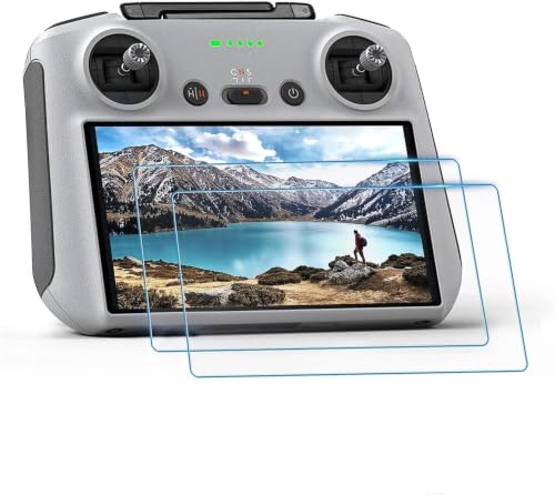 Image of STP FEEL Tempered Glass Screen Protector for DJI RC & RC 2 Remote Controller (5.5-Inch) | Compatible with DJI Mavic 3, DJI Mavic 3 Pro, Mavic, Mavic 3 Classic, Mavic Air 2S | Pack of 2