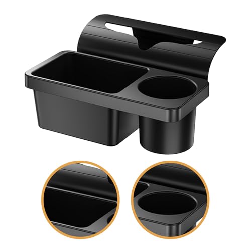 Portavasos para puerta de carro con organizador y soporte para teléfono miniatura 2