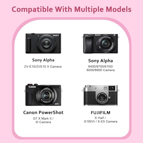 Maleta rígida para cámaras Sony y Fujifilm rosa miniatura 2