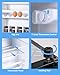 Iorbur FLS-90-SILVER 4.0Cu.Ft Compact Refrigerator, Small Refrigerator with freezer, Retro Fridge with Dual Door, 7 Level Adjustable Thermostat for Garage, Dorm,Bedroom, Office, Apartment