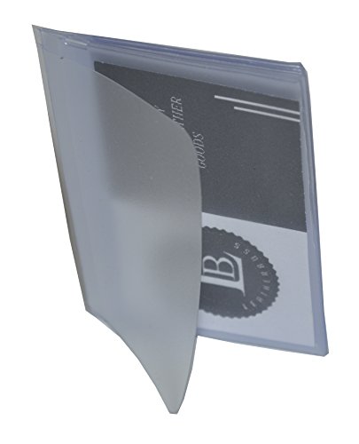 LB LEATHERBOSS Plastic Wallet Inserts for Bifold Trifold Wallets - 6 Pages3