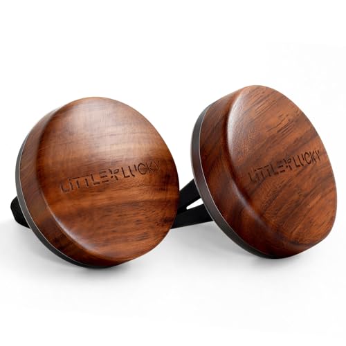 Image of Wood Car Air Freshener Vent Clip, 2-Pack Long Lasting Natural Car Freshener