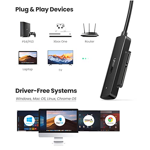 Adaptador USB 3.0 a SATA para disco duro 2.5" miniatura 3