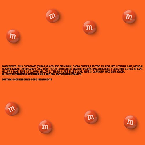 M&M’s Orange Milk Chocolate Candy, 5Lbs Of M&M's In Resealable Pack For Candy Bars, Halloween Trick Or Treat Favors, Birthday Parties, Dessert Tables & Diy Party Favors #TOP6
