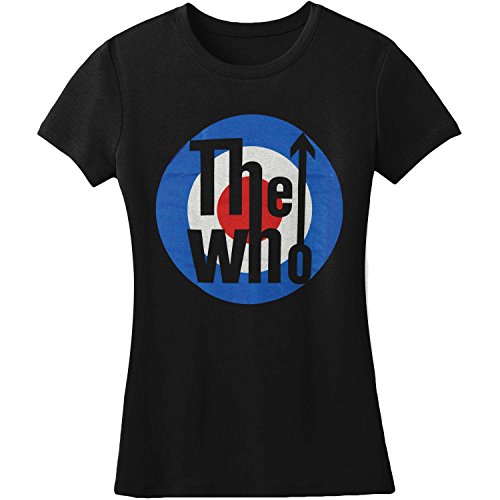 The Who Women's Target Classic Short Sleeve T-Shirt, Black, Size 14 (Manufacturer Size:X-Large)