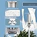 HYZHANHONG 2000W Wind Turbine Generator Kit for Home Energy, 12V24V48V220V with 3 Blades Efficient Wind Energy Solution for Renewable Power Supply,48v