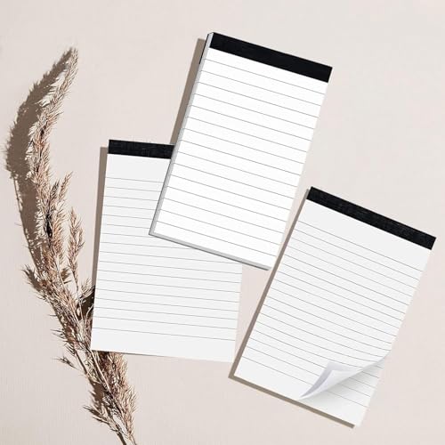 Papier ligné en carnets de notes détachables avec finition de papier lisse