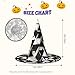 SDEGTHO Fashion Modern Black White Gold Triangle Print Parties Hat 2 Pcs Halloween Decorations Witch Caps Costume Accessory,Halloween Carnivals Hats