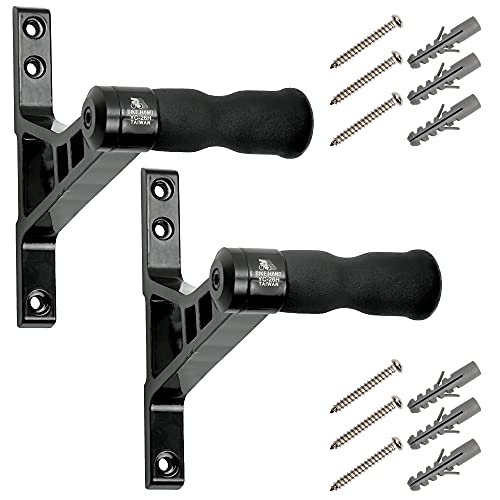 Repacked 2X Bikehand Bike Bicycle New Designed Wall Mount Hanger - Indoor/Outdoor Storage Rack Stand With Stainless Steel Bolts - Indoor Garage Alloy Hanging Hook Shelf #TOP19
