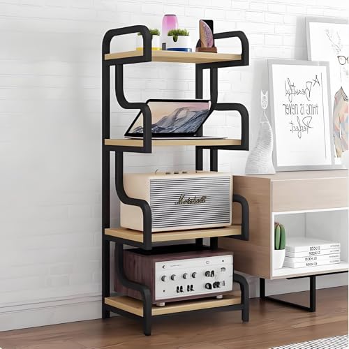 Modern AV Cabinet Stand, 60x40x132cm, Video Tower Rack