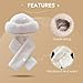 APRDFEU Womens Faux Fur Bucket Hat Cute Fuzzy Fluffy Hats Warm Soft Furry Thickened Cap Ladies Girls Winter Fashion White