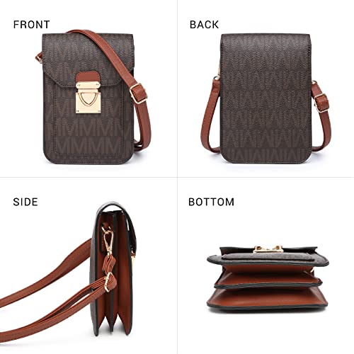 MKP Women Fashion Signature Lightweight Cute Small Crossbody Bags Cell Phone Purse Wallet Shoulder Bag With Snap Closure 5