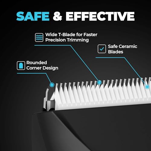 Image of BEARDO Ball Safe Pro Trimmer For Men|Fast Charging Trimmer For Private Parts, Beard, Body| Body Grooming Kit - No Nicks Or Cuts, Powerful Motor, Type C, Fast Charging, 90-Min Runtime,Black