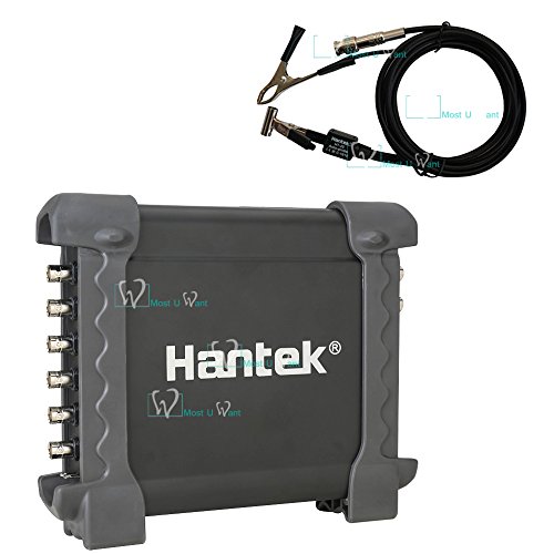 Hantek - Osciloscopio digital DAQ 8CH (generador programable 2.4MSa/s, 12 bits, sonda autoignición)
