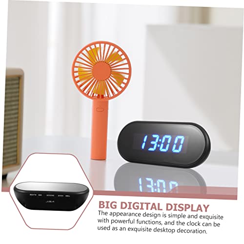 Yardwe 1 Peça Relógio De Mesa Luminoso LED Relógios De Parede Relógio Digital LED De Mesa Relógio De