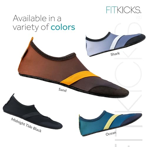 FITKICKS Active Men's Footwear Foldable Water Shoes - Sand, Medium by FITKICKS - Used condition - Image 5