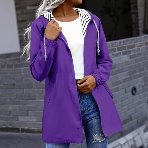 Chaqueta con capucha mujer invierno espesar impermeable de abrigo 2