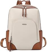 Amazon.com: CLUCI Leather Backpack for Women 15.6 inch Laptop Backpack ...
