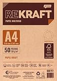 Papel Kraft A4 Multiuso 120g com 50fls