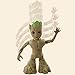 Marvel Studios I Am Groot Groove 'N Grow Groot, 13.5-Inch Interactive Action Figure, Responds to Music and Sounds, Super Hero Toys for Kids 4 and Up