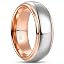 8mm-Rose Gold & Silver