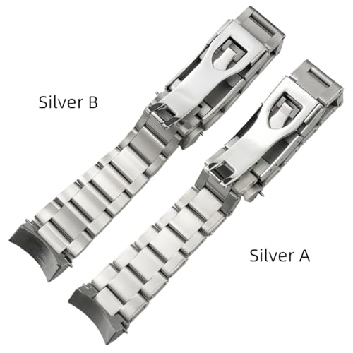 Bracelet montre 22mm acier inoxydable courbe résistant aux rayures - 5