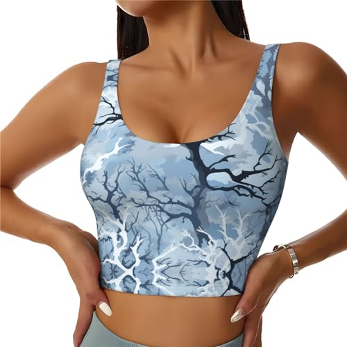 Gilet de sport pour femme HYTTER imprimé camouflage pour yoga