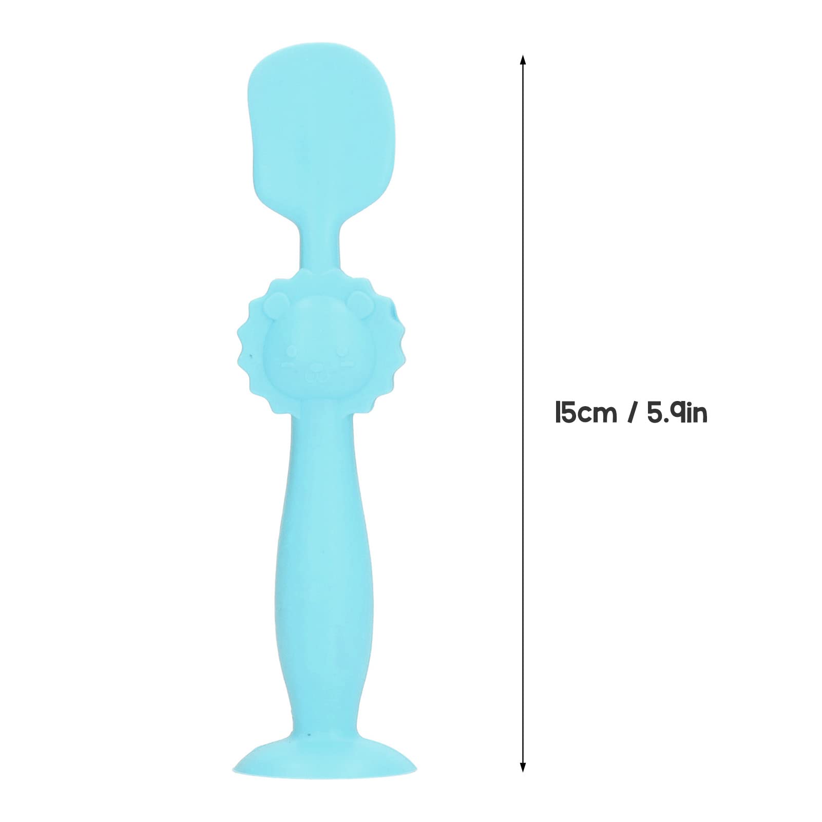 Diaper Cream Spatula, Silicone Baby Butt Paste Applicator with Suction Cup Design, Bum Brush for Babies (Blue)