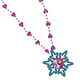 amscan Snowflake Necklace | Disney Frozen Collection | Party Accessory Violet/Teal, 11 1/2'