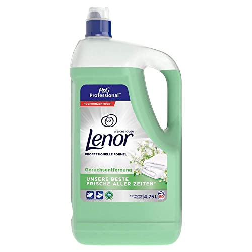 Lenor Professional Odour Eliminator - Suavizante concentrado eliminador de olores, 4,75 L, colores variados