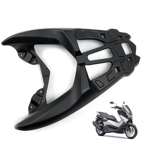 DFFMQSJ Compatible con Yamaha NMAX 155 2015-2024, Portaequipajes, Soporte Top Box, Estante, Accesorio Moto (20-24, Negro Mate)