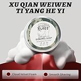 110g Jabón de afeitar premium,una abundante espuma de...