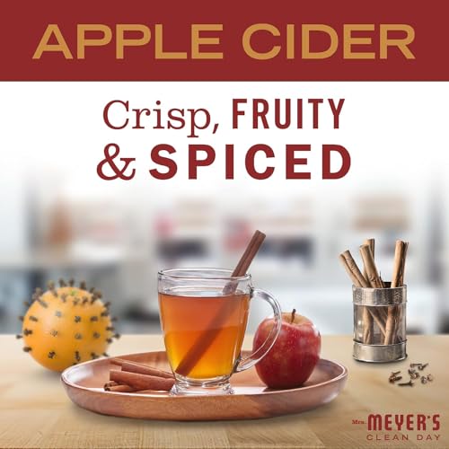 Mrs. Meyer'S Clean Day 344548 Room And Air Freshener Spray, Non-Aerosol Spray Bottle Infused With Essential Oils, Limited Edition Apple Cider thumb #2