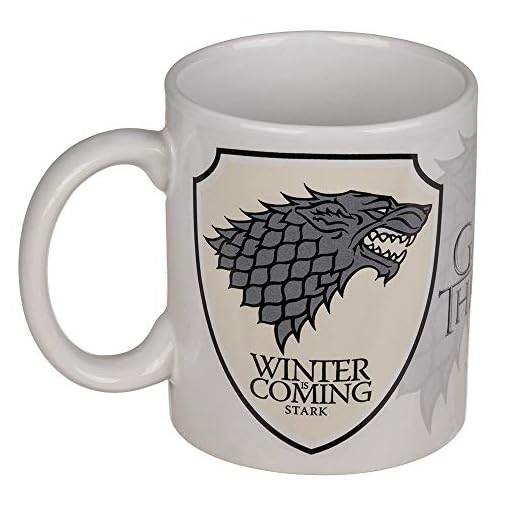 Out of the blue 78/8331 - Taza de cerámica (325 ml, altura: 10 cm), diseño de Juego de Tronos