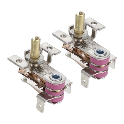 Artibetter - Artibetter 2pcs Electric Heater Temperature Control Regulator Thermostat Replacement Parts for Home Heating Equ